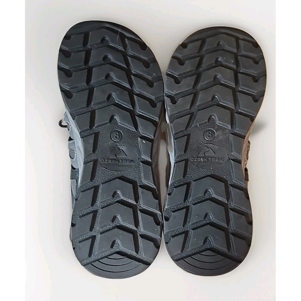 Outdoor Active Waterproof Sandals Men Closed Toe Shoes Sz 8 Gray Black #249‎ - Picture 7 of 8